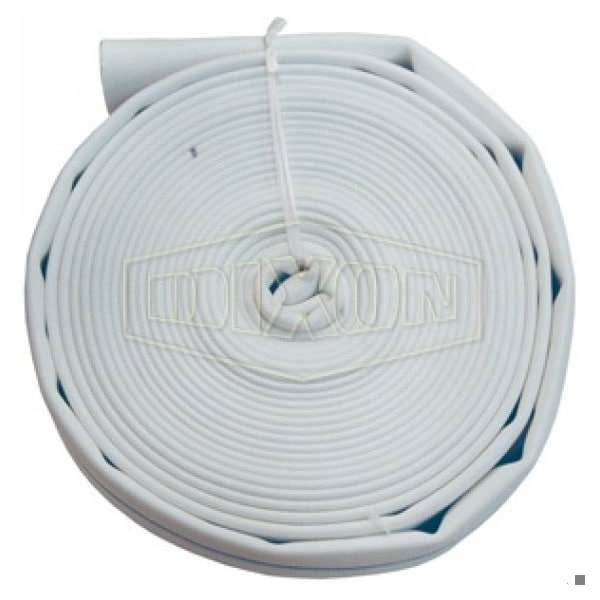 Dixon Single Jacket Fire Hose, 1-1/2 in, 50 ft L, 225 psi Working, Polyester, Domestic A515-50UC - main